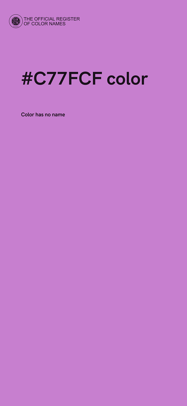 #C77FCF color image