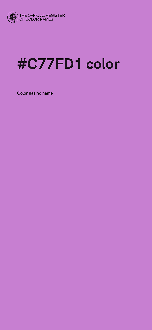 #C77FD1 color image