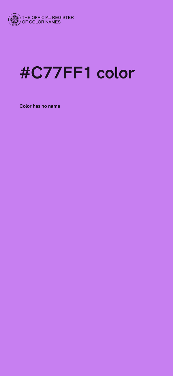 #C77FF1 color image