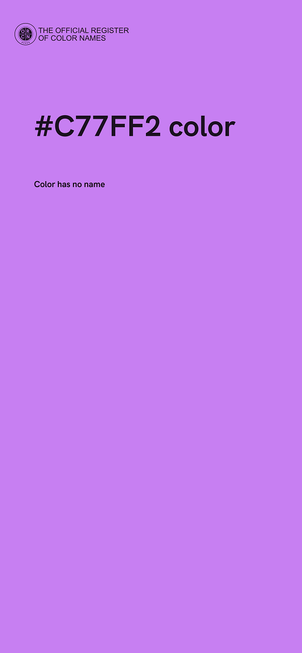 #C77FF2 color image