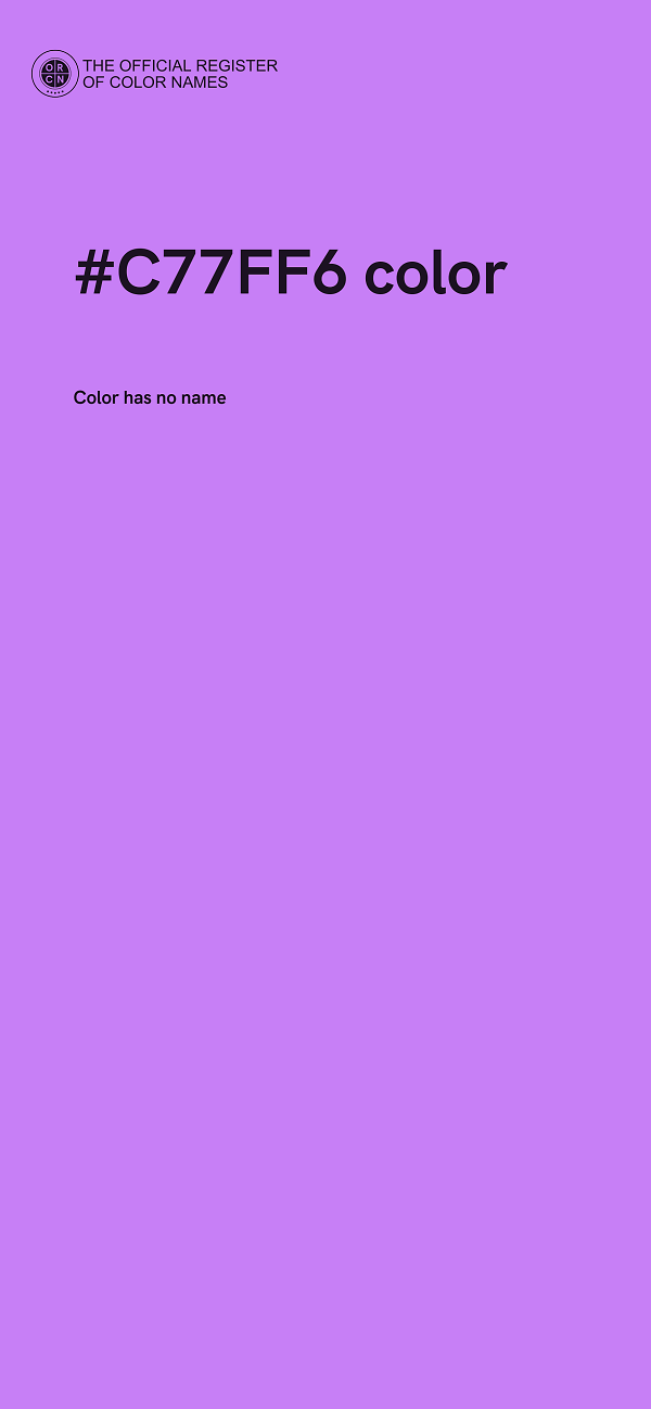 #C77FF6 color image