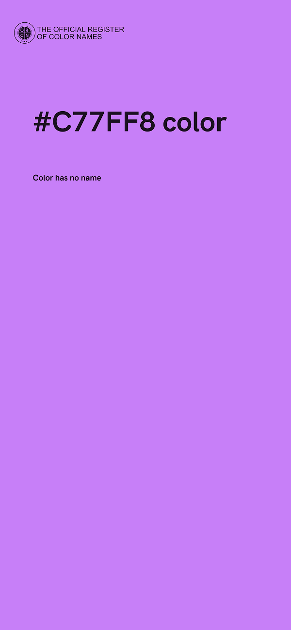 #C77FF8 color image