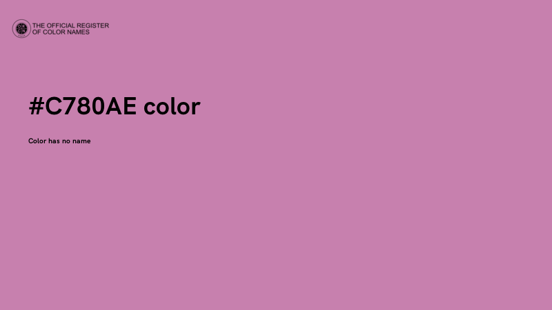 #C780AE color image
