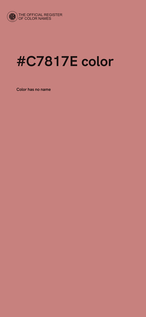 #C7817E color image