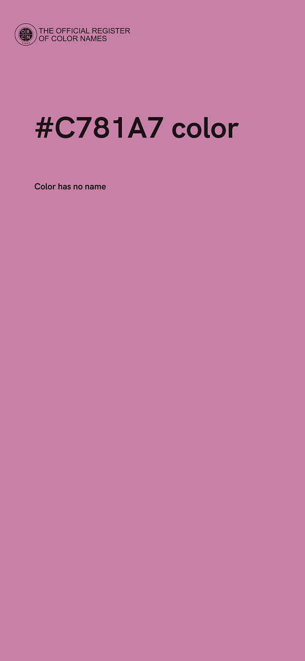 #C781A7 color image
