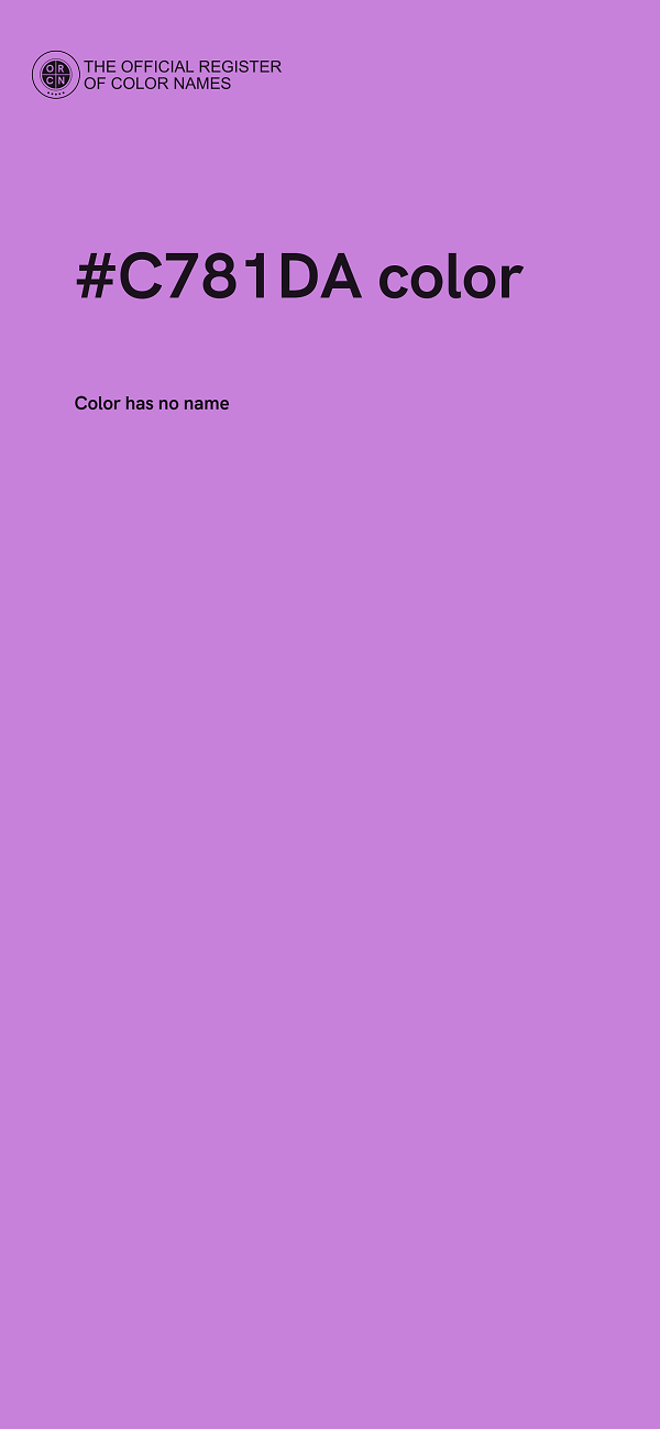 #C781DA color image