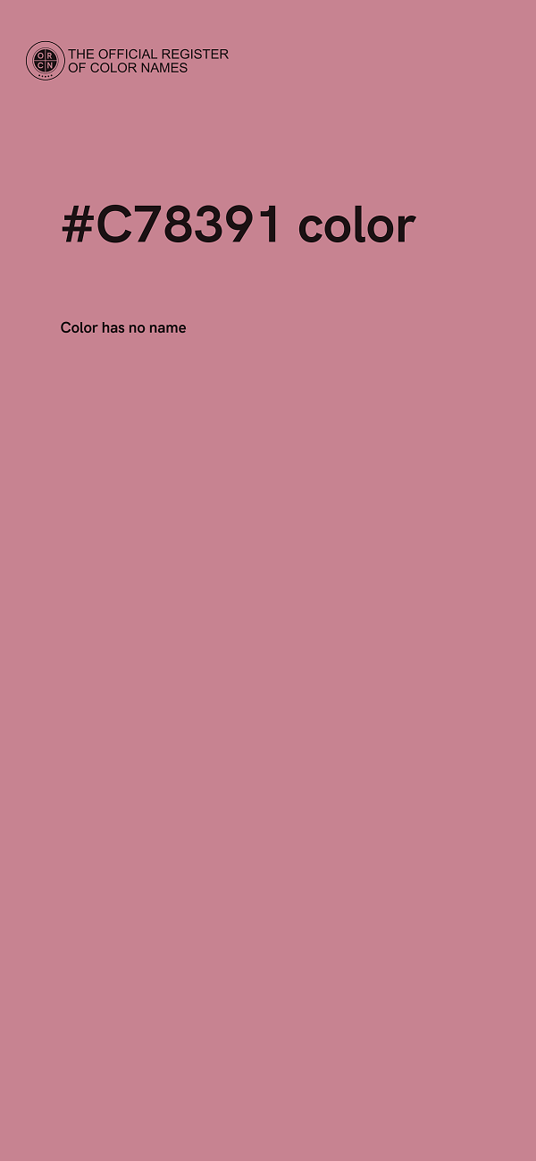 #C78391 color image