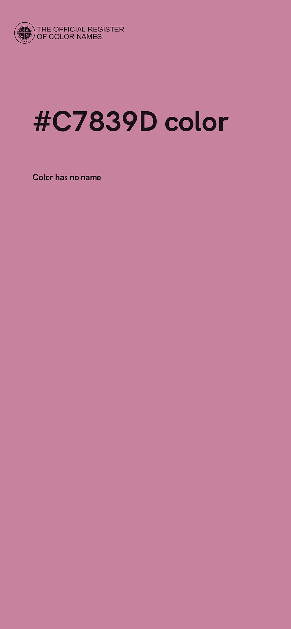 #C7839D color image