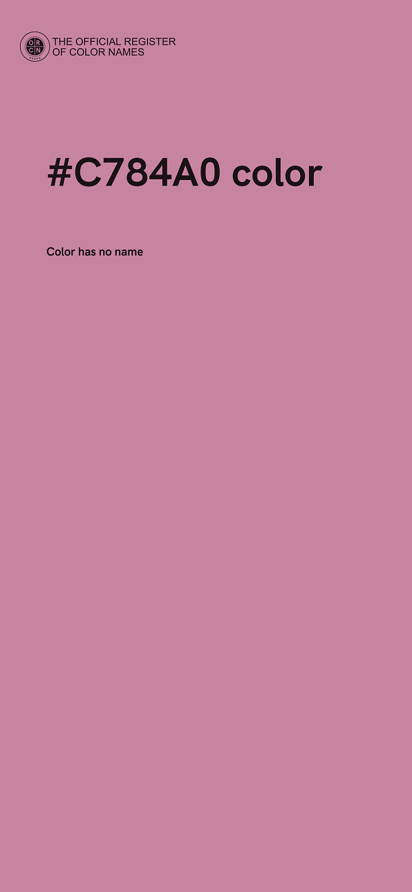 #C784A0 color image