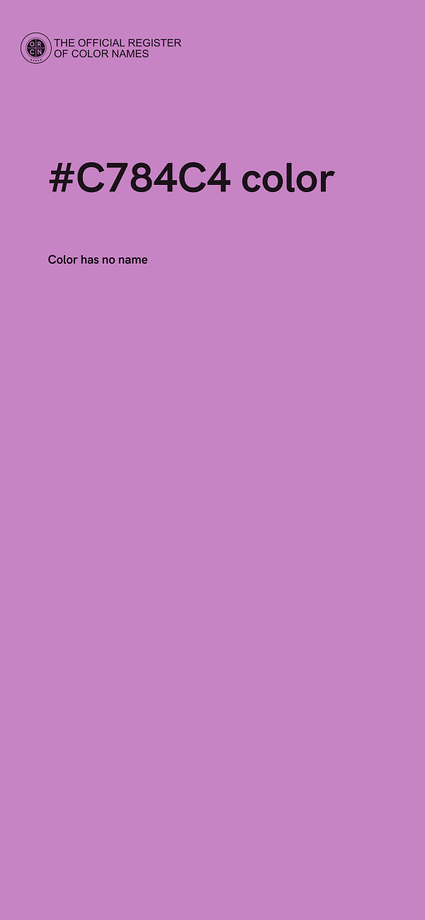#C784C4 color image