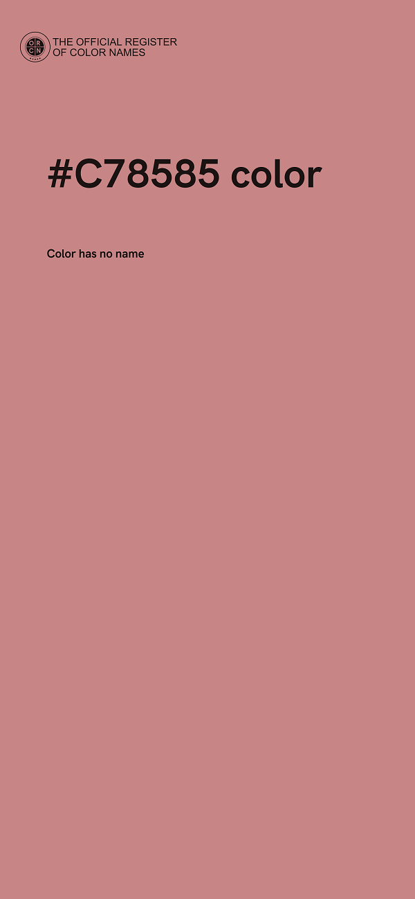 #C78585 color image
