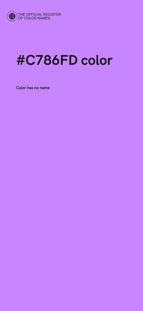#C786FD color image