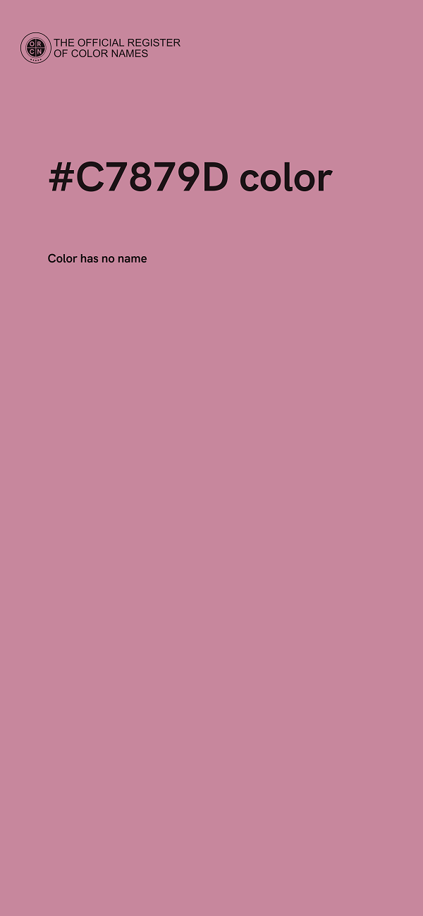 #C7879D color image