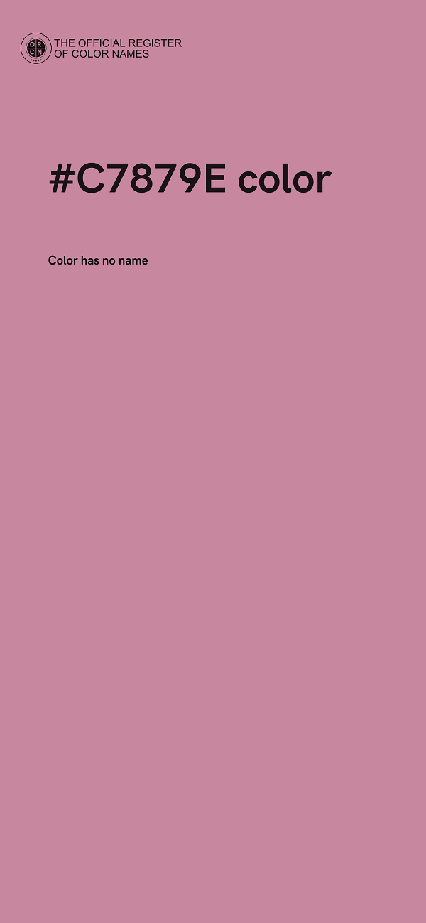 #C7879E color image