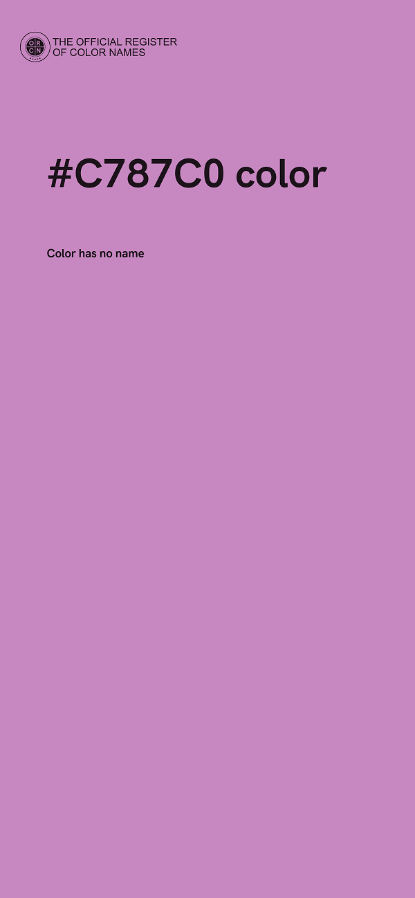 #C787C0 color image