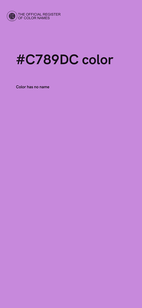#C789DC color image