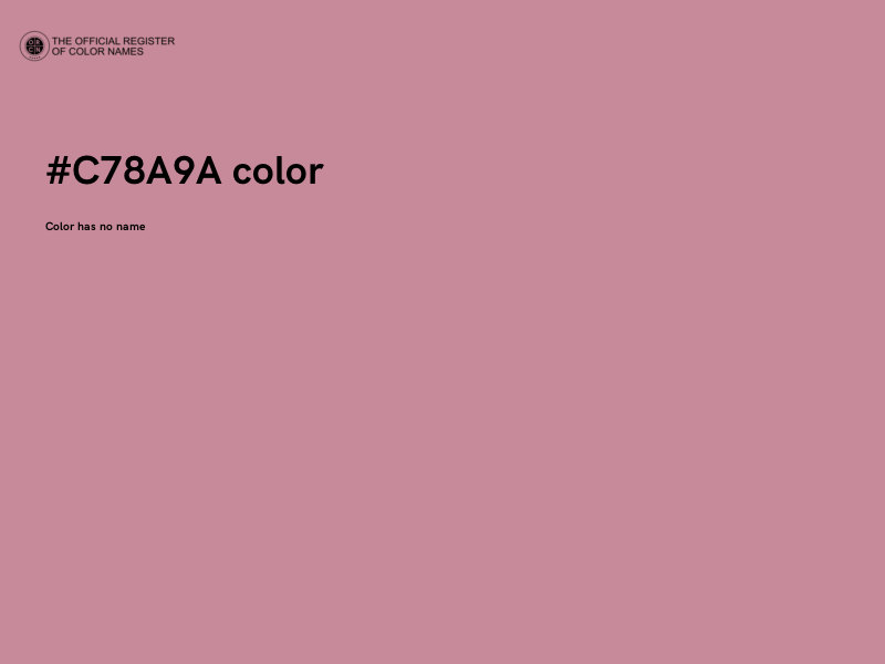 #C78A9A color image