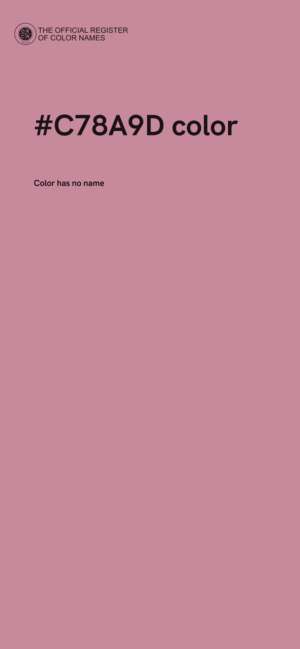 #C78A9D color image