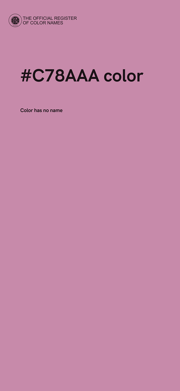 #C78AAA color image
