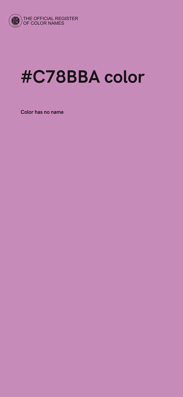 #C78BBA color image