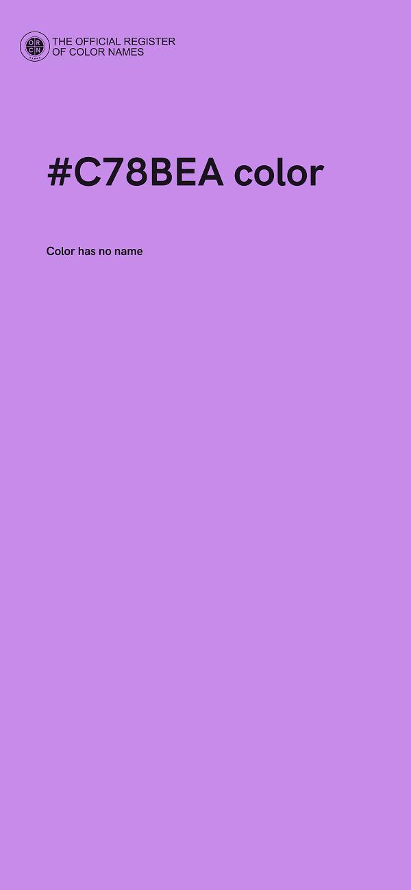 #C78BEA color image