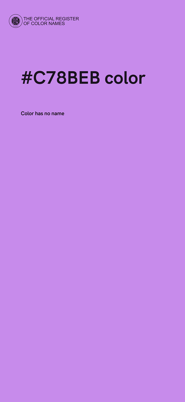 #C78BEB color image