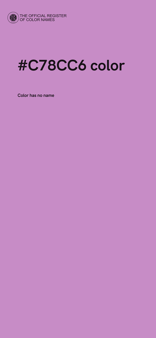 #C78CC6 color image