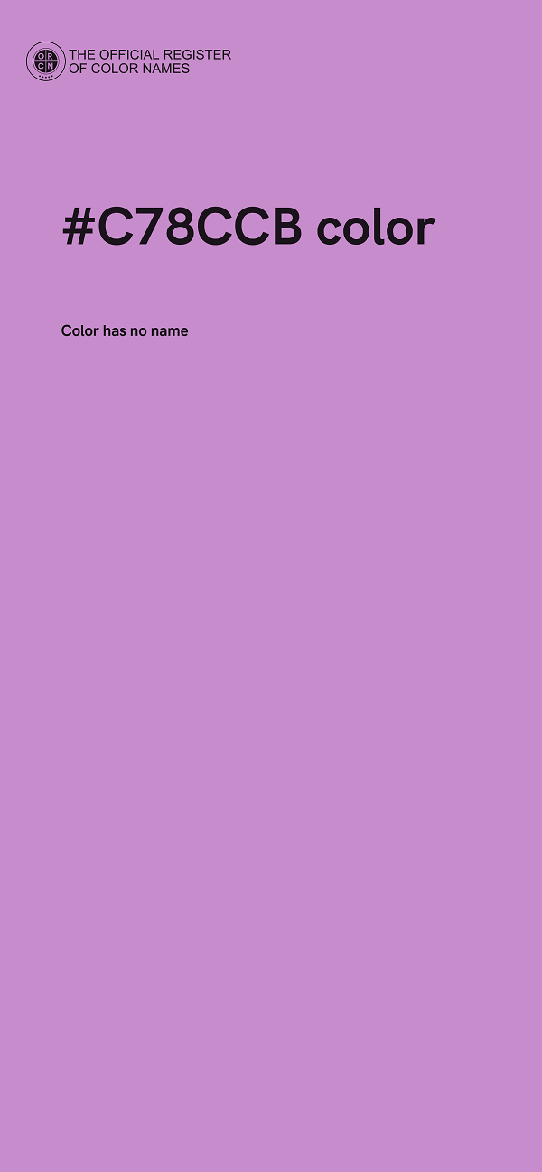 #C78CCB color image
