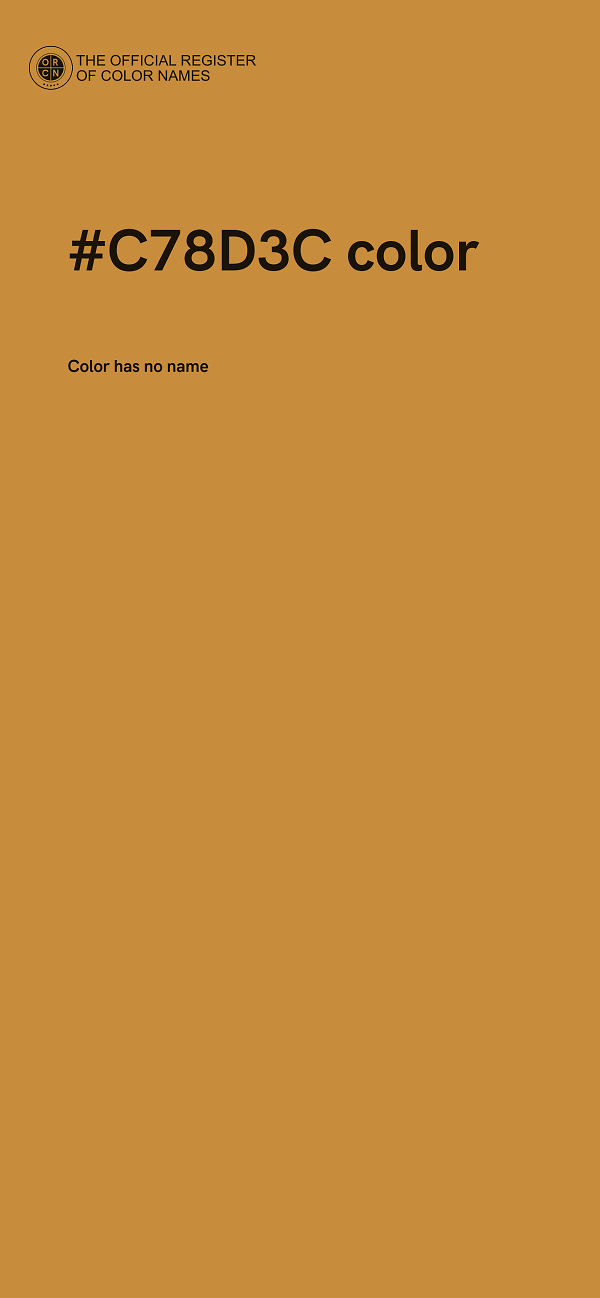 #C78D3C color image