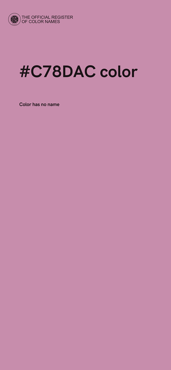 #C78DAC color image