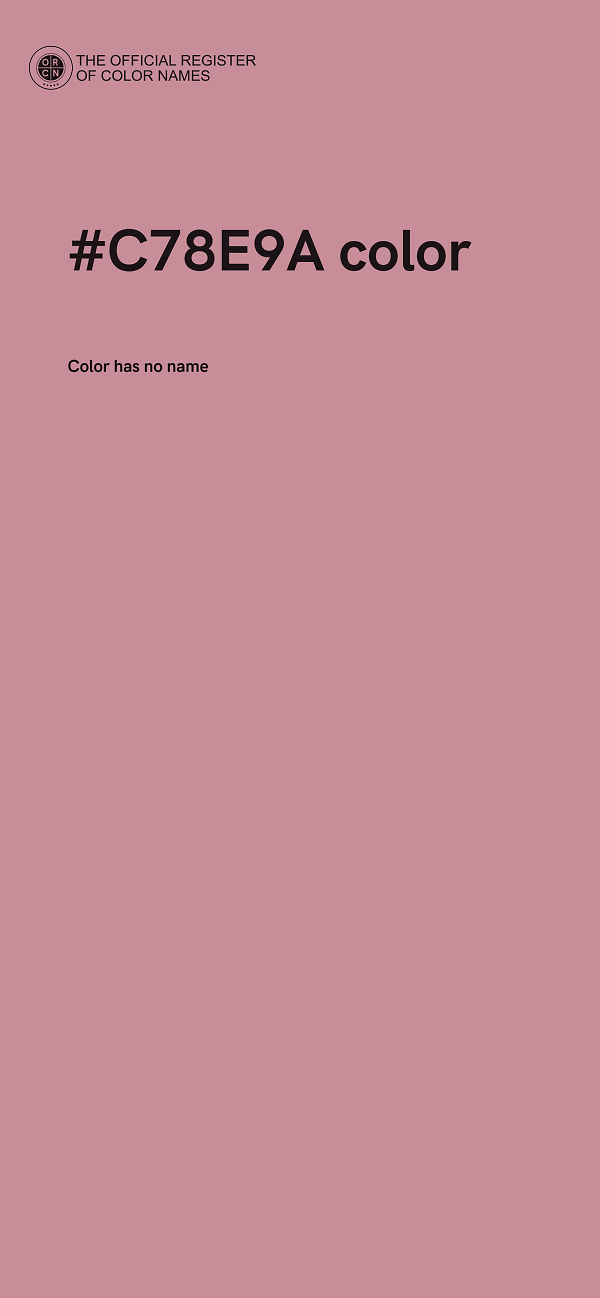 #C78E9A color image