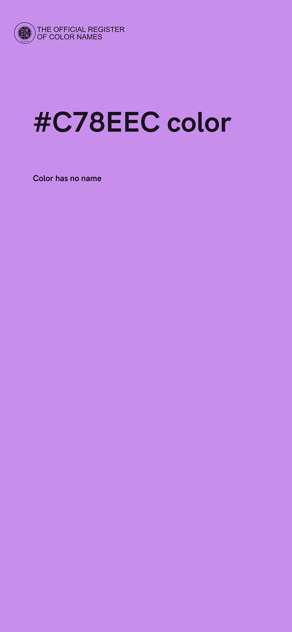 #C78EEC color image