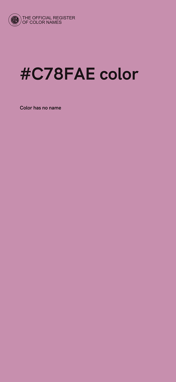 #C78FAE color image