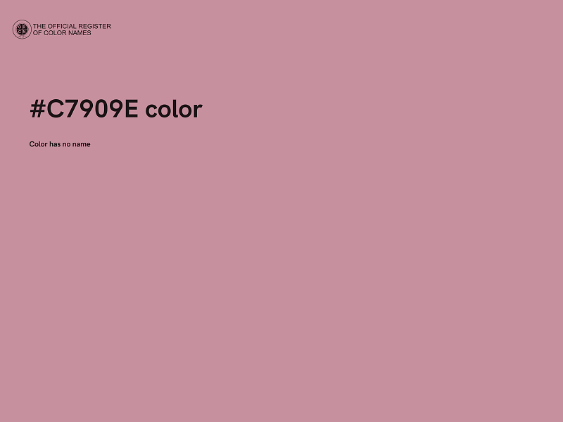 #C7909E color image