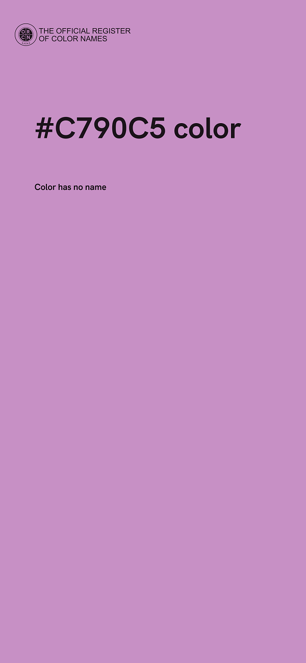 #C790C5 color image