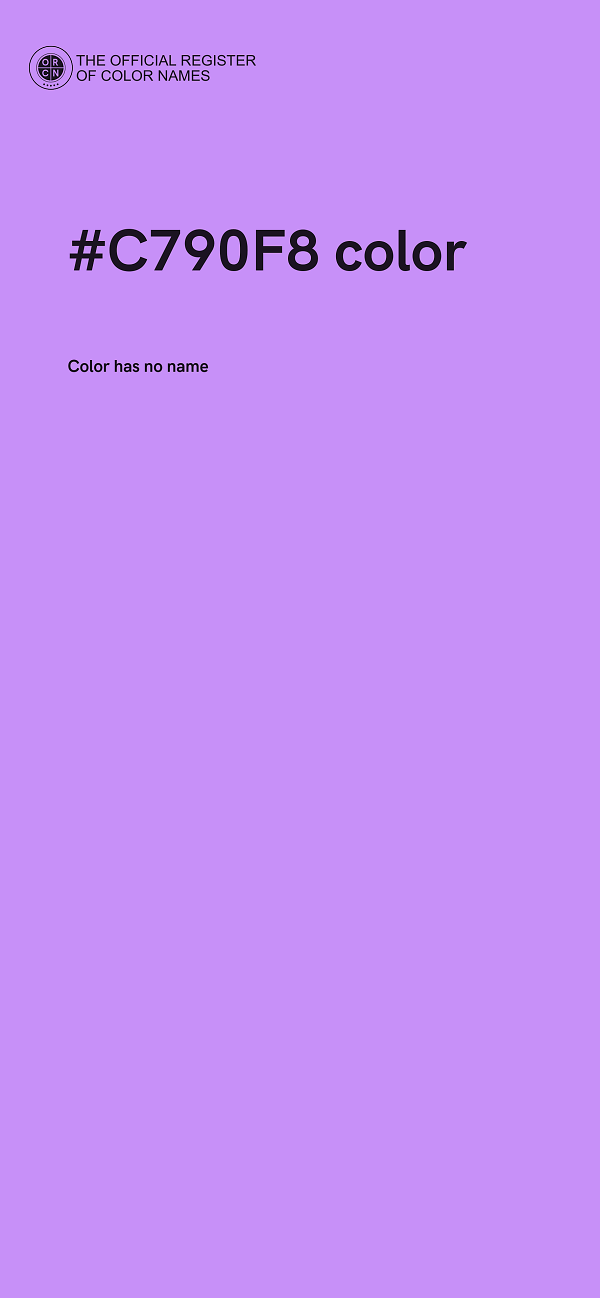 #C790F8 color image