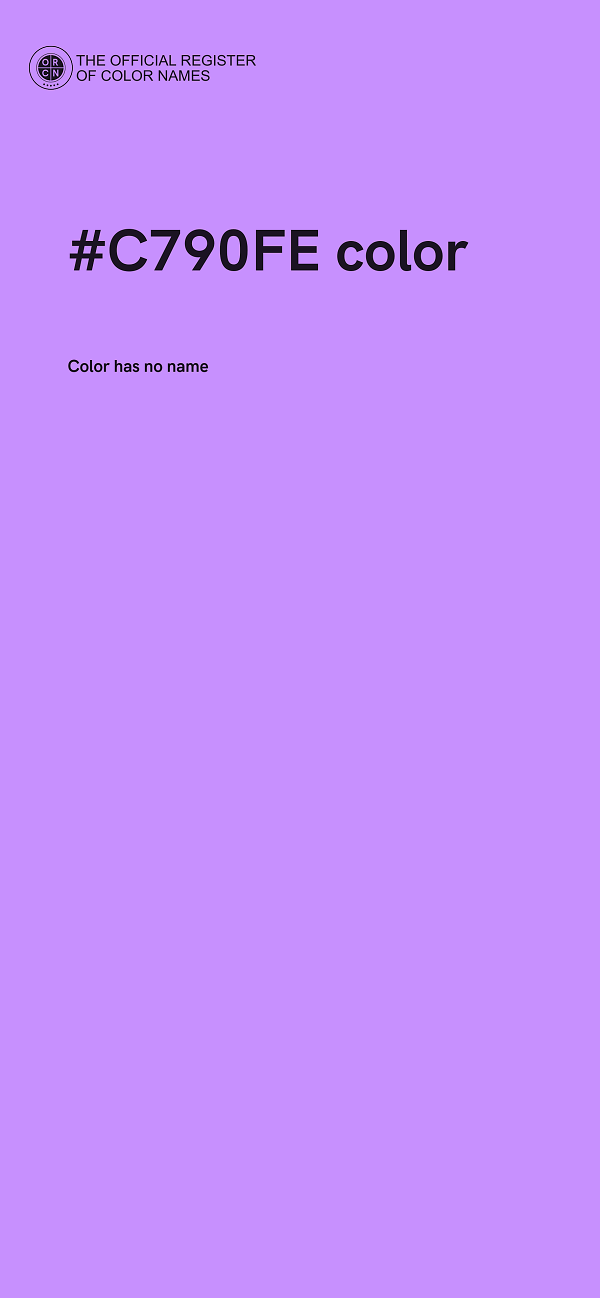 #C790FE color image