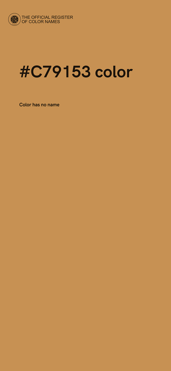 #C79153 color image
