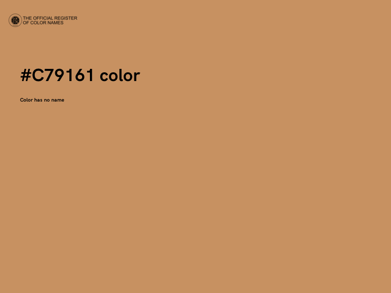 #C79161 color image
