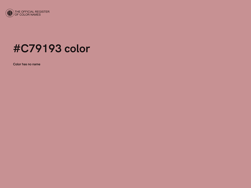 #C79193 color image