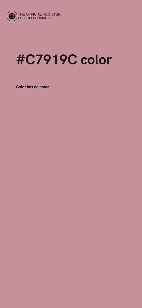 #C7919C color image