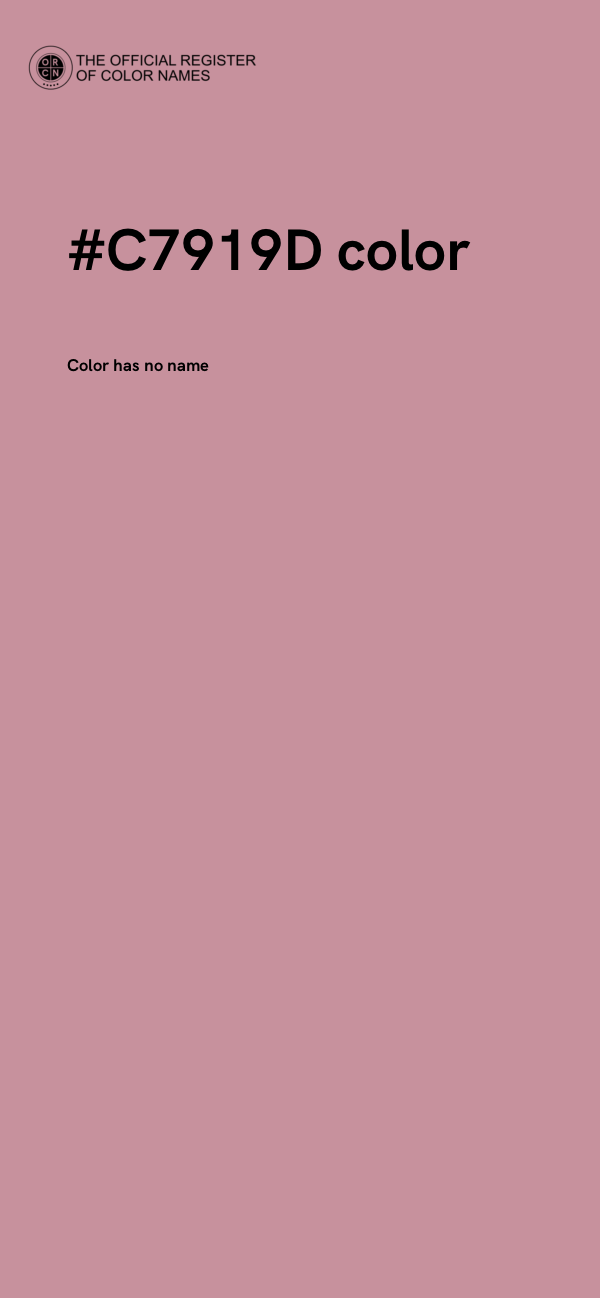 #C7919D color image