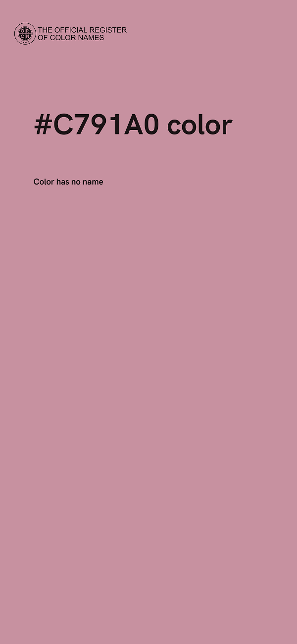 #C791A0 color image