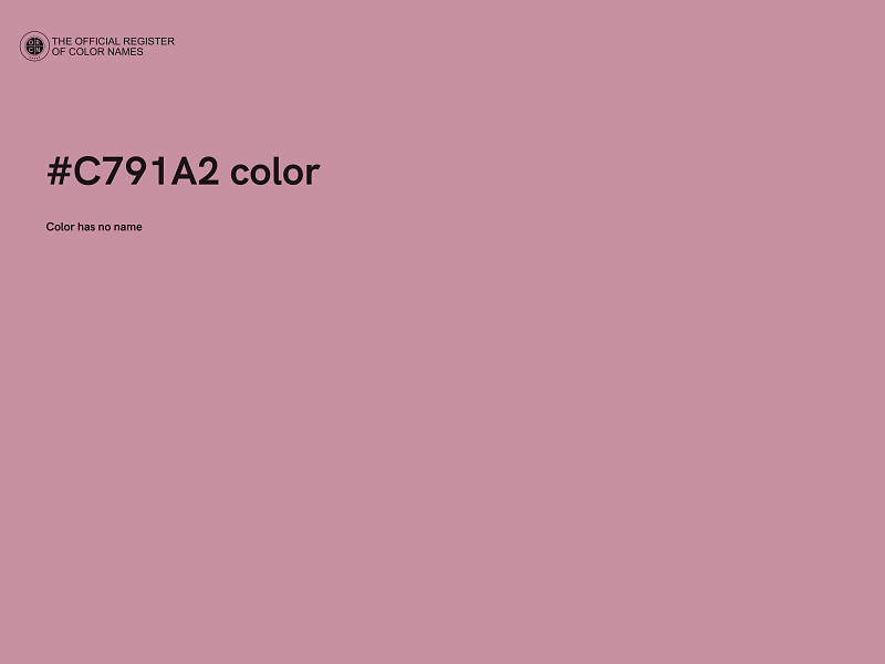 #C791A2 color image