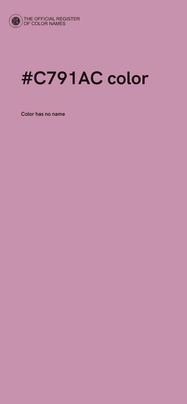 #C791AC color image