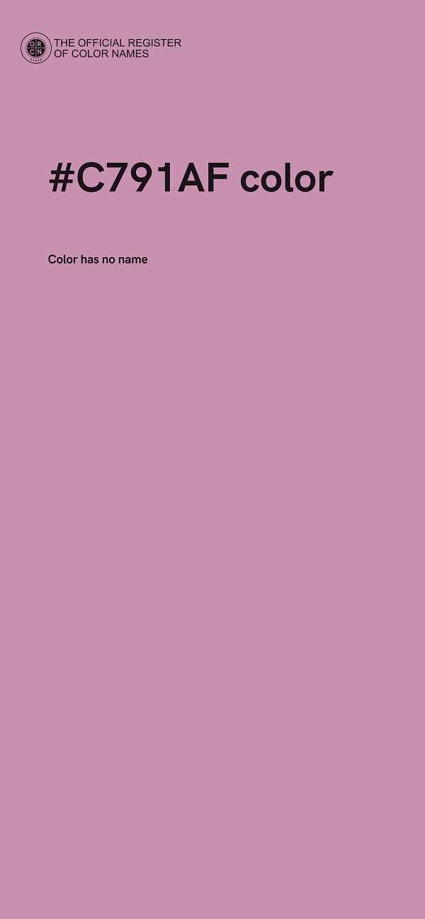 #C791AF color image