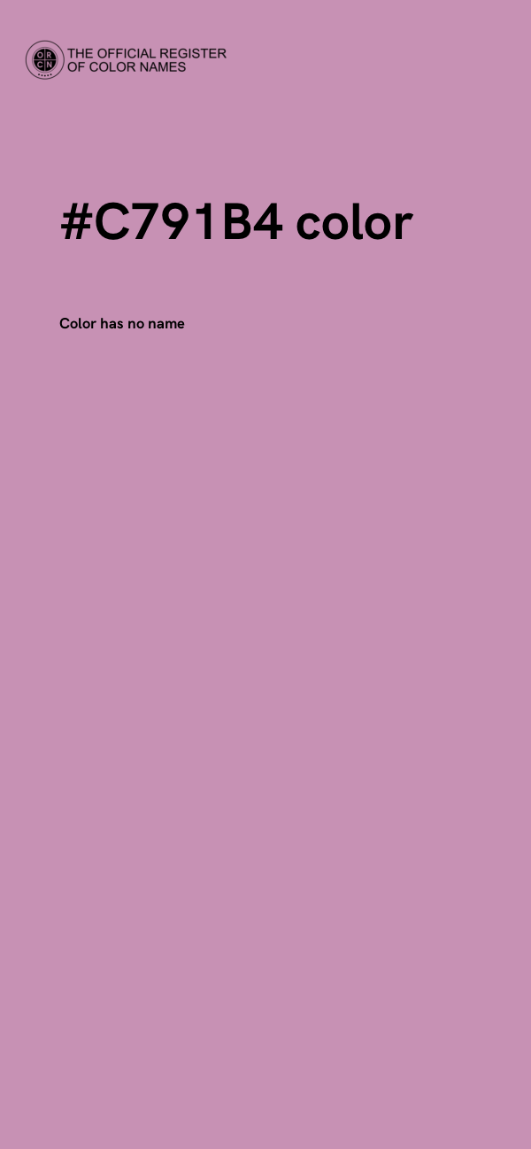 #C791B4 color image