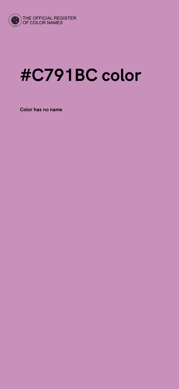 #C791BC color image