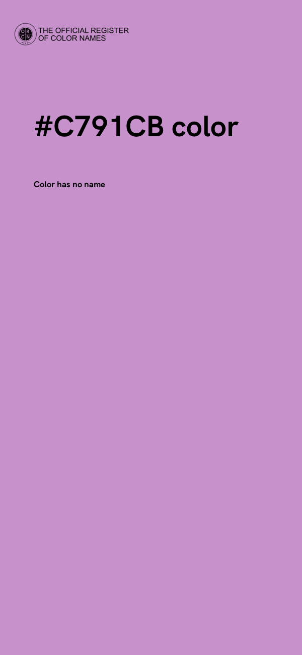 #C791CB color image