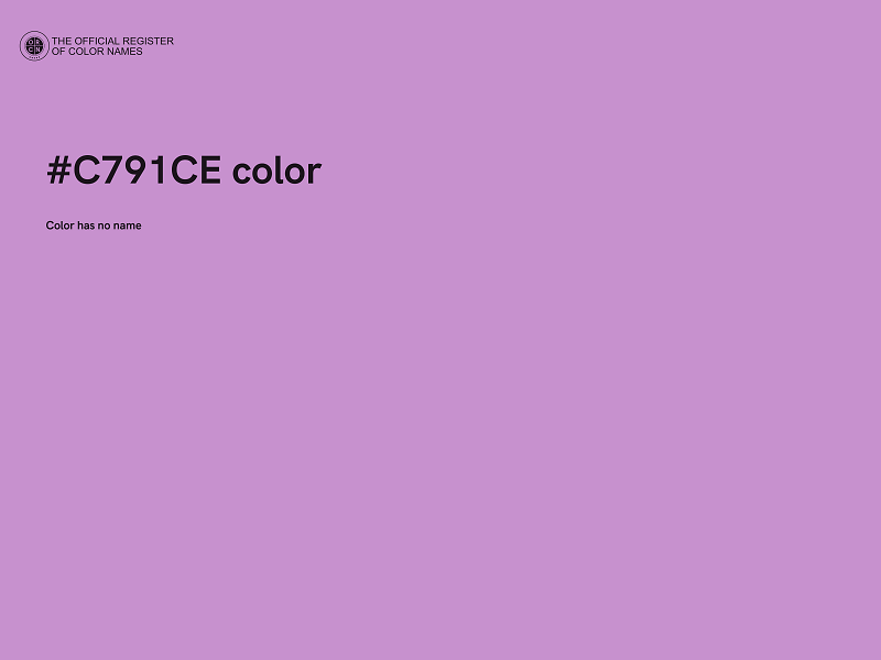 #C791CE color image